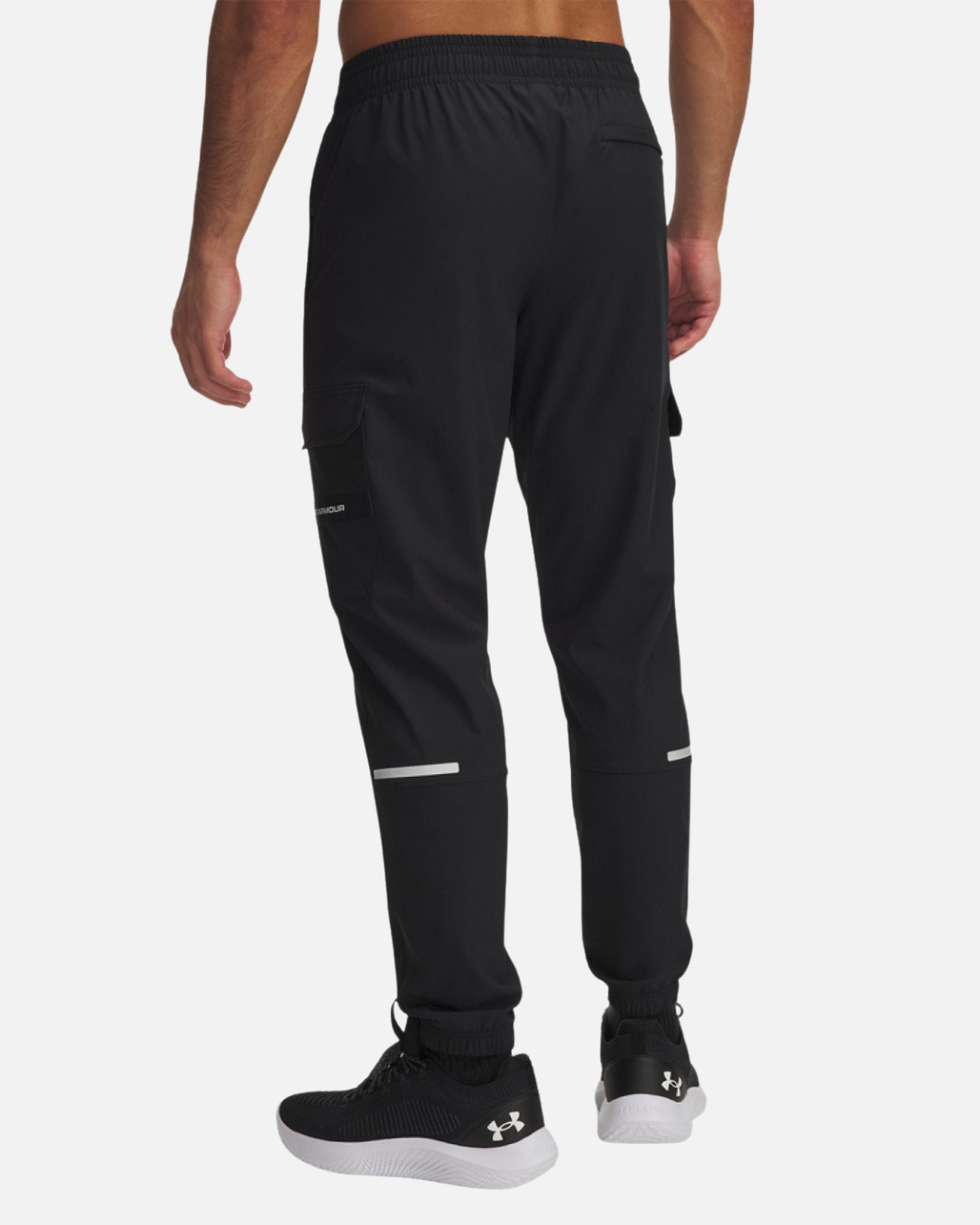 Pantalones tejidos Under Armour Tech Utility - Negro/Rosa